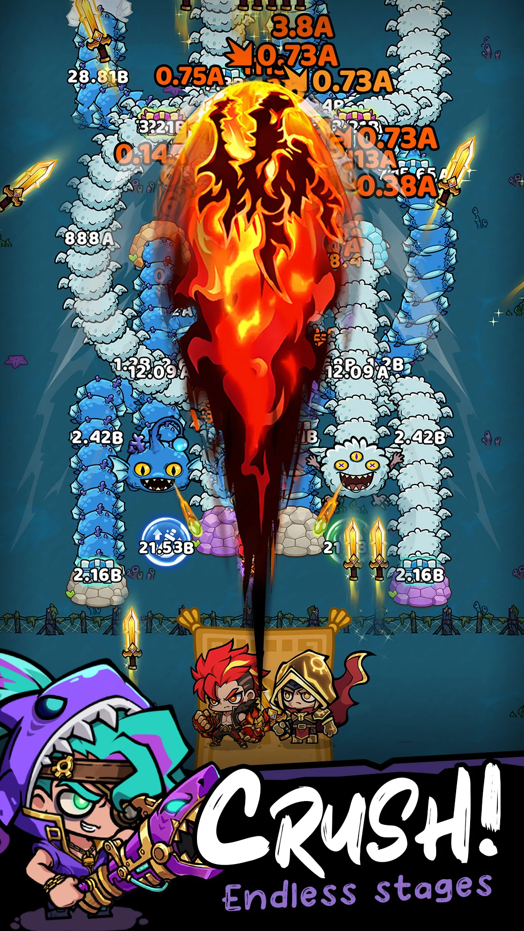 Heroes vs Crazy Wiggler screenshot