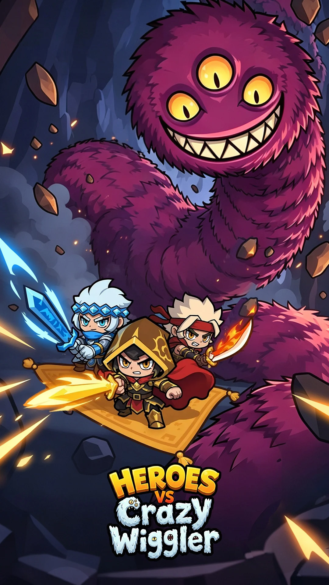 Heroes vs Crazy Wiggler screenshot